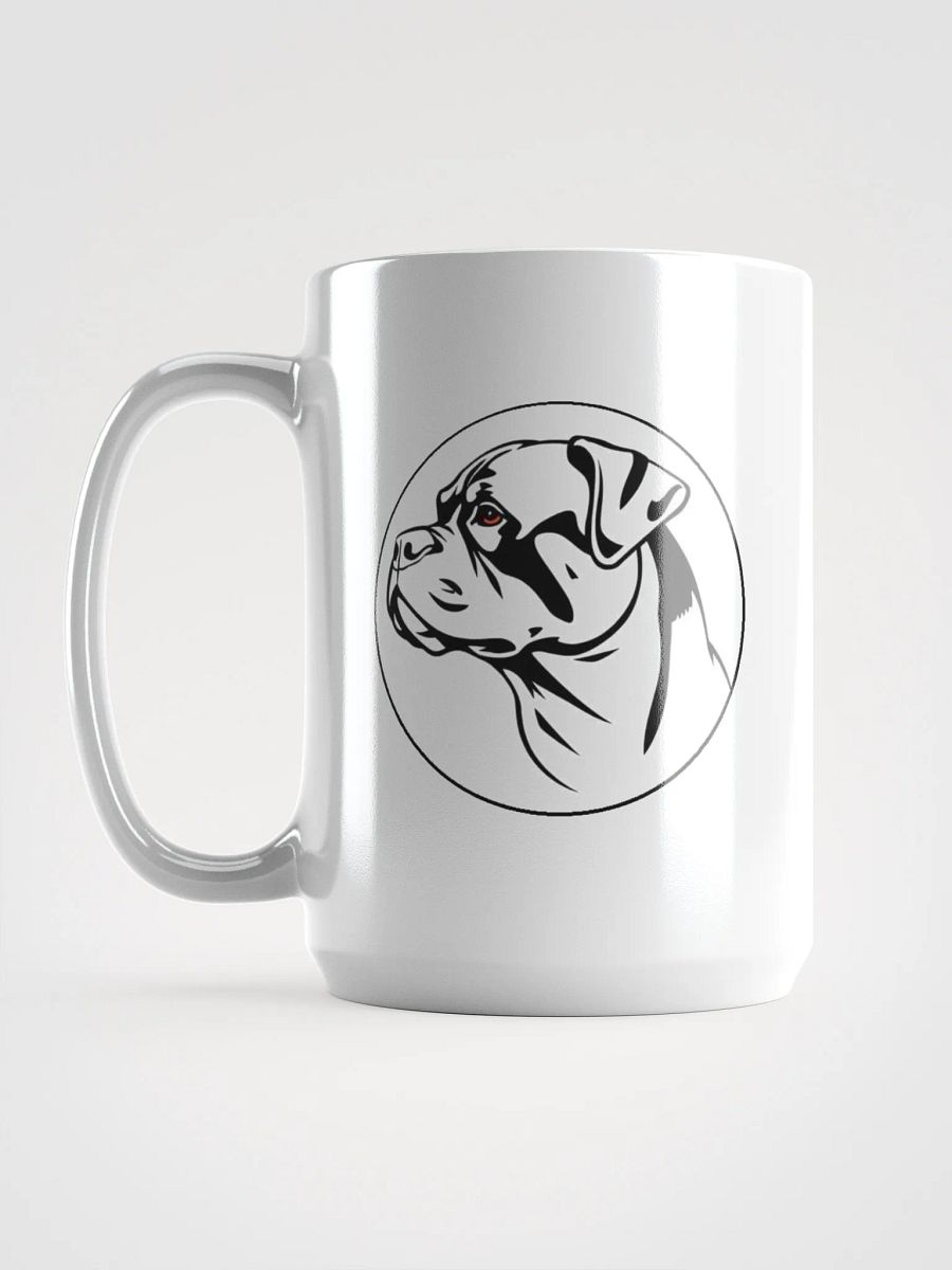Boxer Dog Design White Glossy Mug product image (2)
