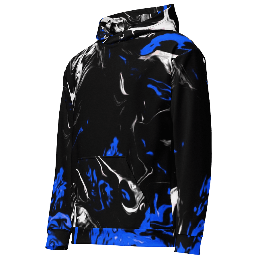 Marbled Monochrome Unisex Hoodie product image (3)