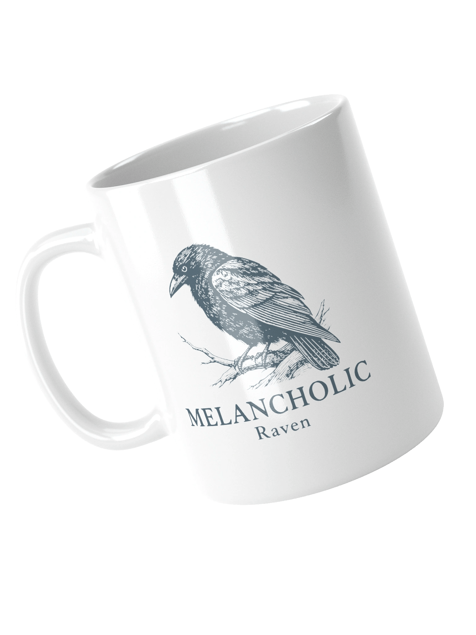 Melancholic Raven Ceramic Mug product image (4)