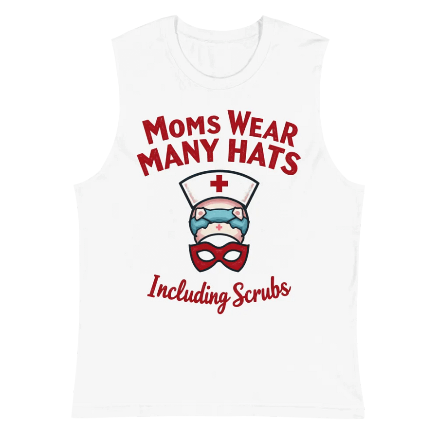 Superhero Nurse Mom Muscle Tank product image (2)