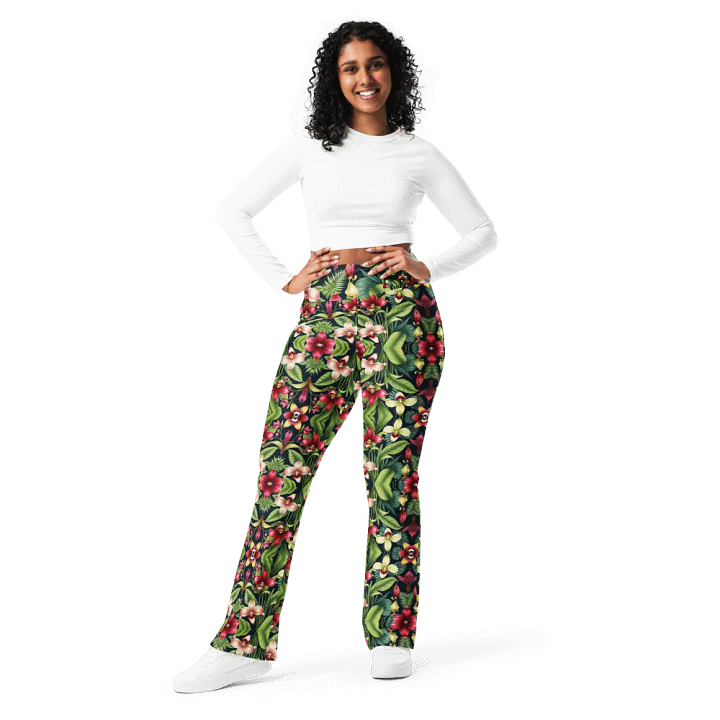 Blossom Kaleidoscope Flare Leggings product image (2)
