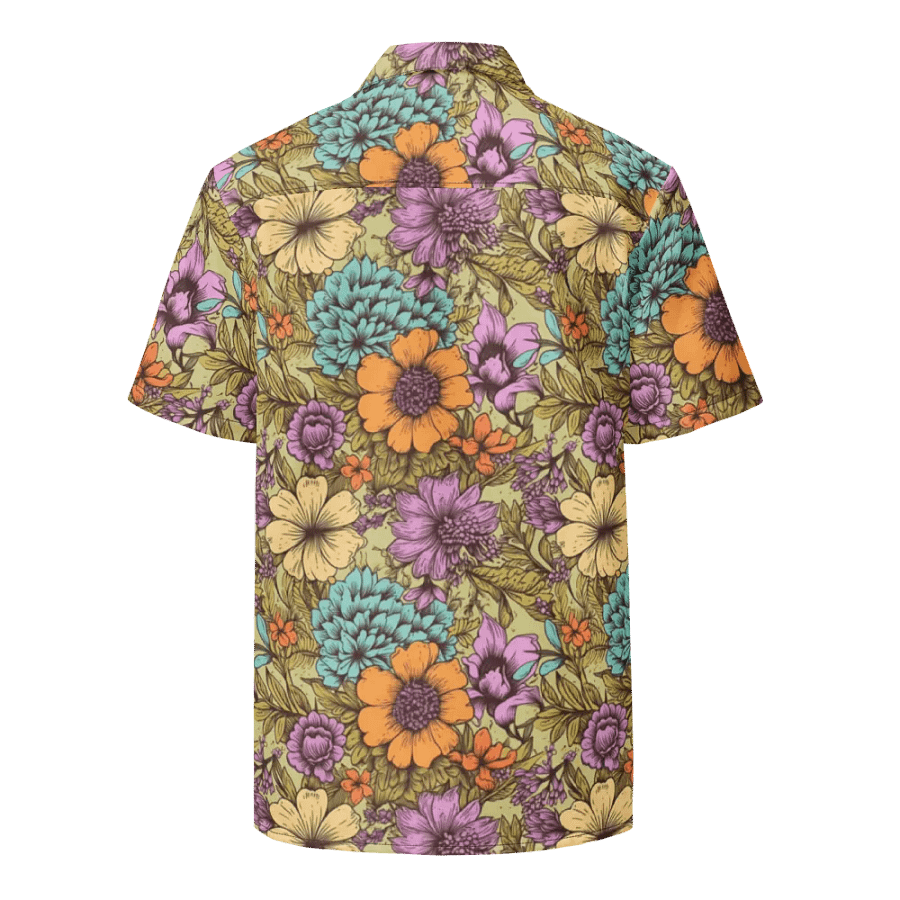 70s Floral Pattern-Seamless Vintage Design Hawaiian Shirt product image (2)