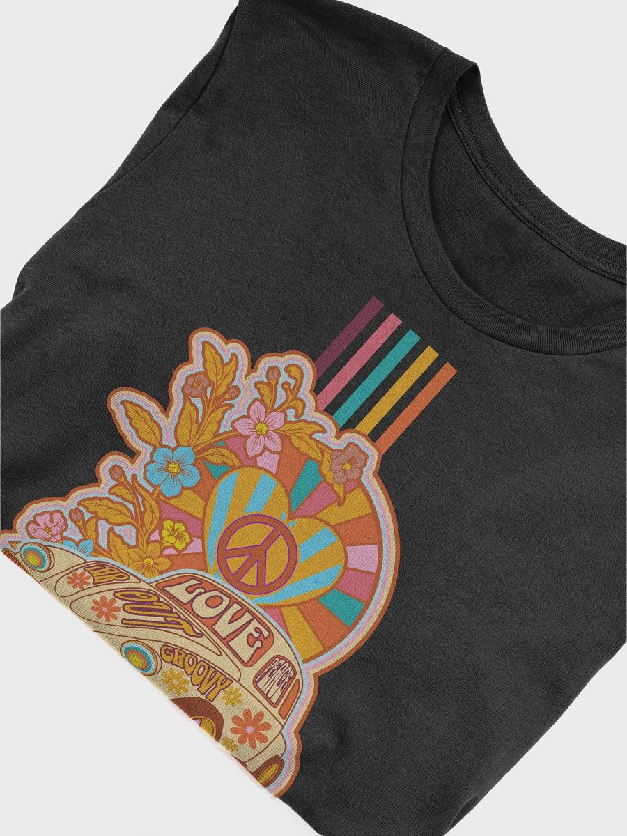 60s groovy car power T-shirt, groove floral retro style Tee product image (5)