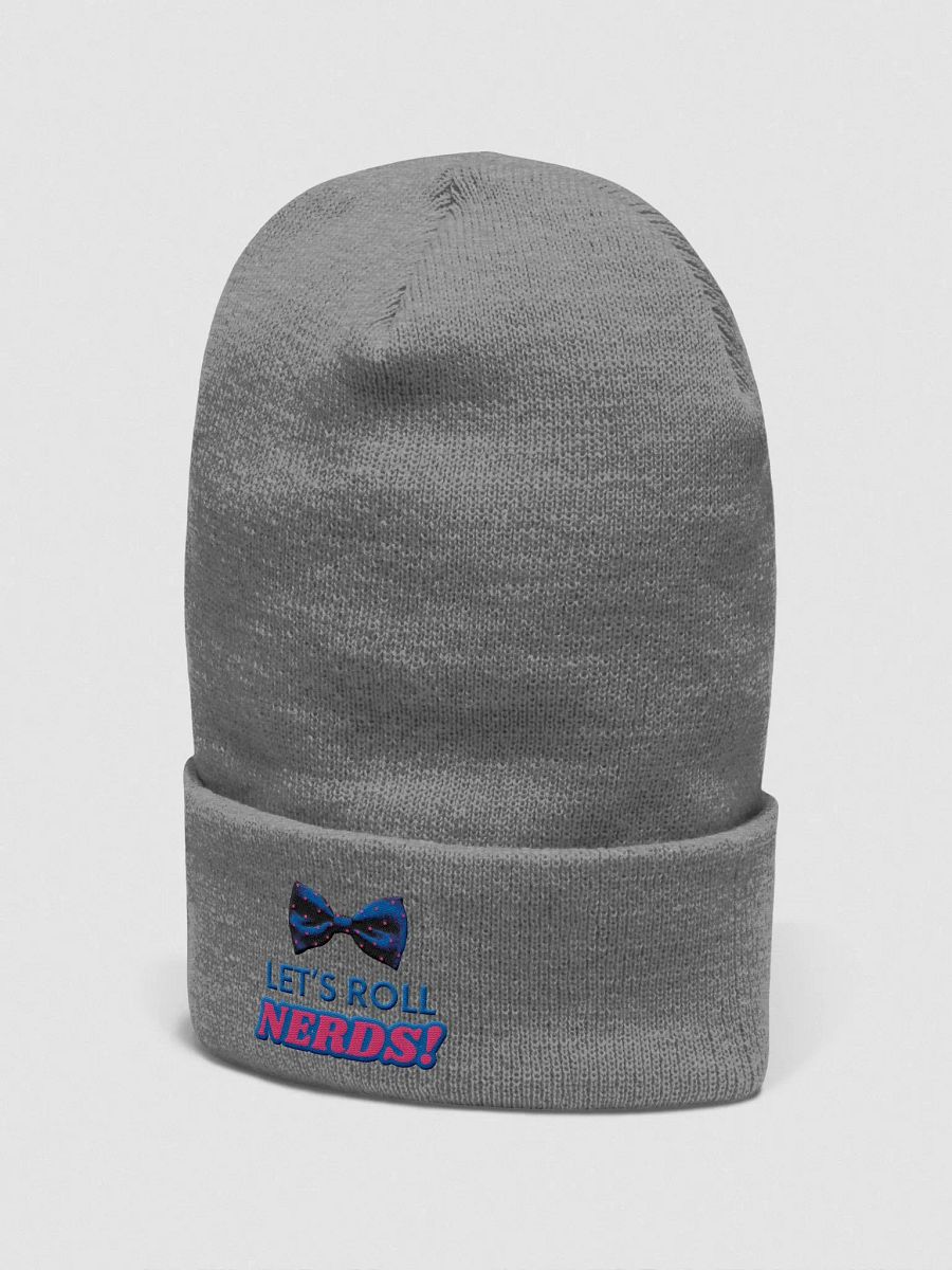 Let's Roll Nerds! Bow Tie Beanie product image (4)