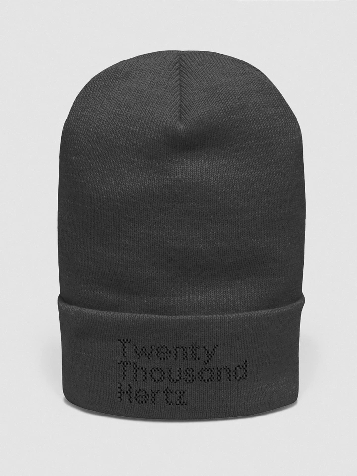 20K Beanie - Black Text product image (1)