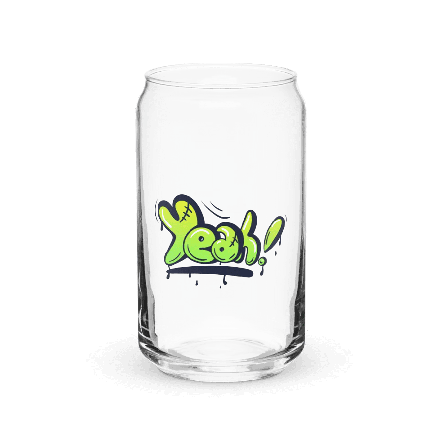 Graffiti Yeah! Can-Shaped Glass product image (2)