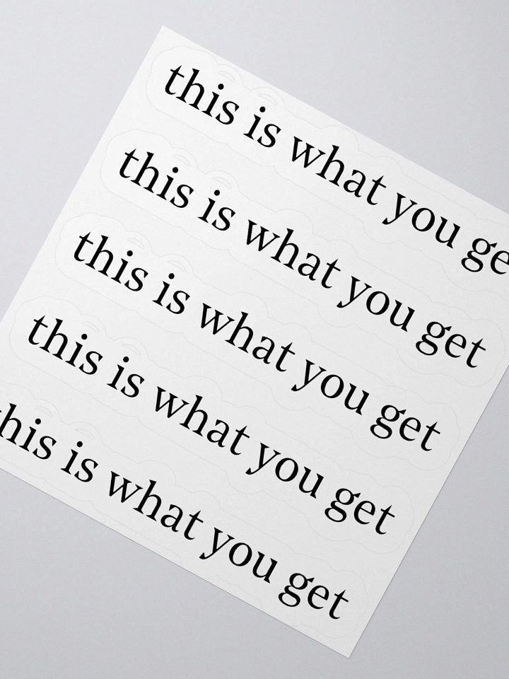 this is what you get stickers product image (6)