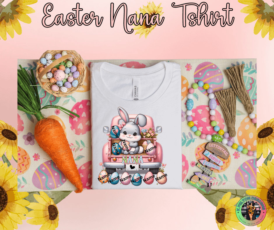 Easter Nana Bunny w Eggs product image (1)