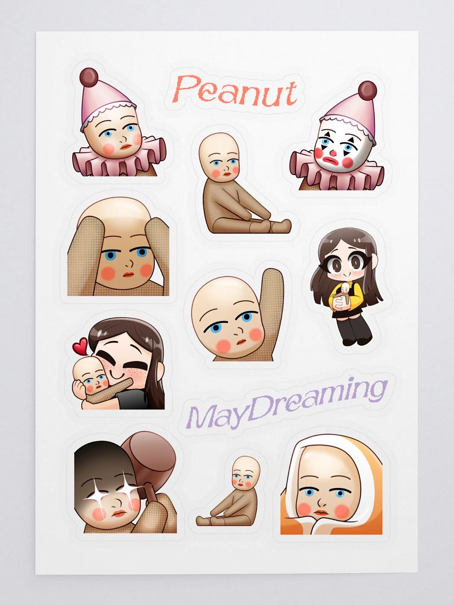 Peanut Emote Sticker Sheet product image (3)