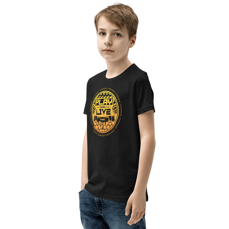 Play More Live More Youth Short Sleeve T-Shirt product image (15)