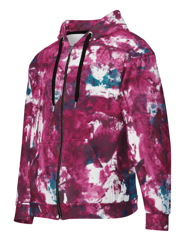 Imperial Red 2 | Recycled ZIP Unisex Hoodie product image (5)