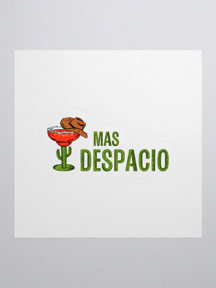 Mas Despacio Sticker product image (1)