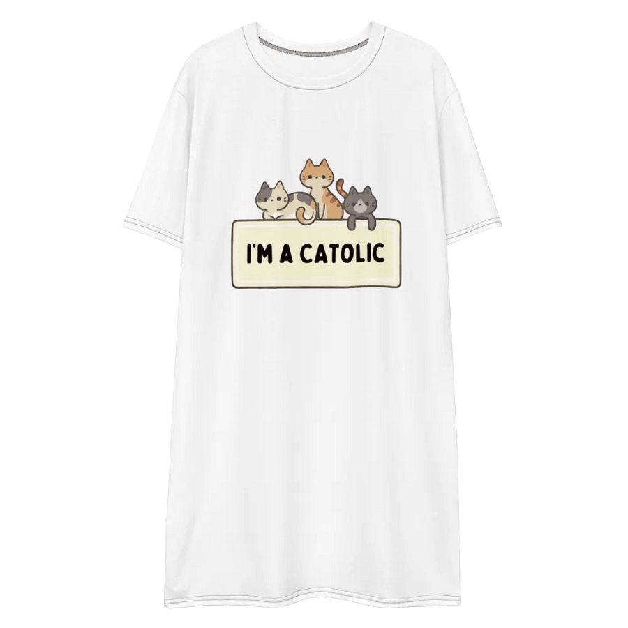 Catolic Cuties All-Over T-Shirt Dress product image (3)