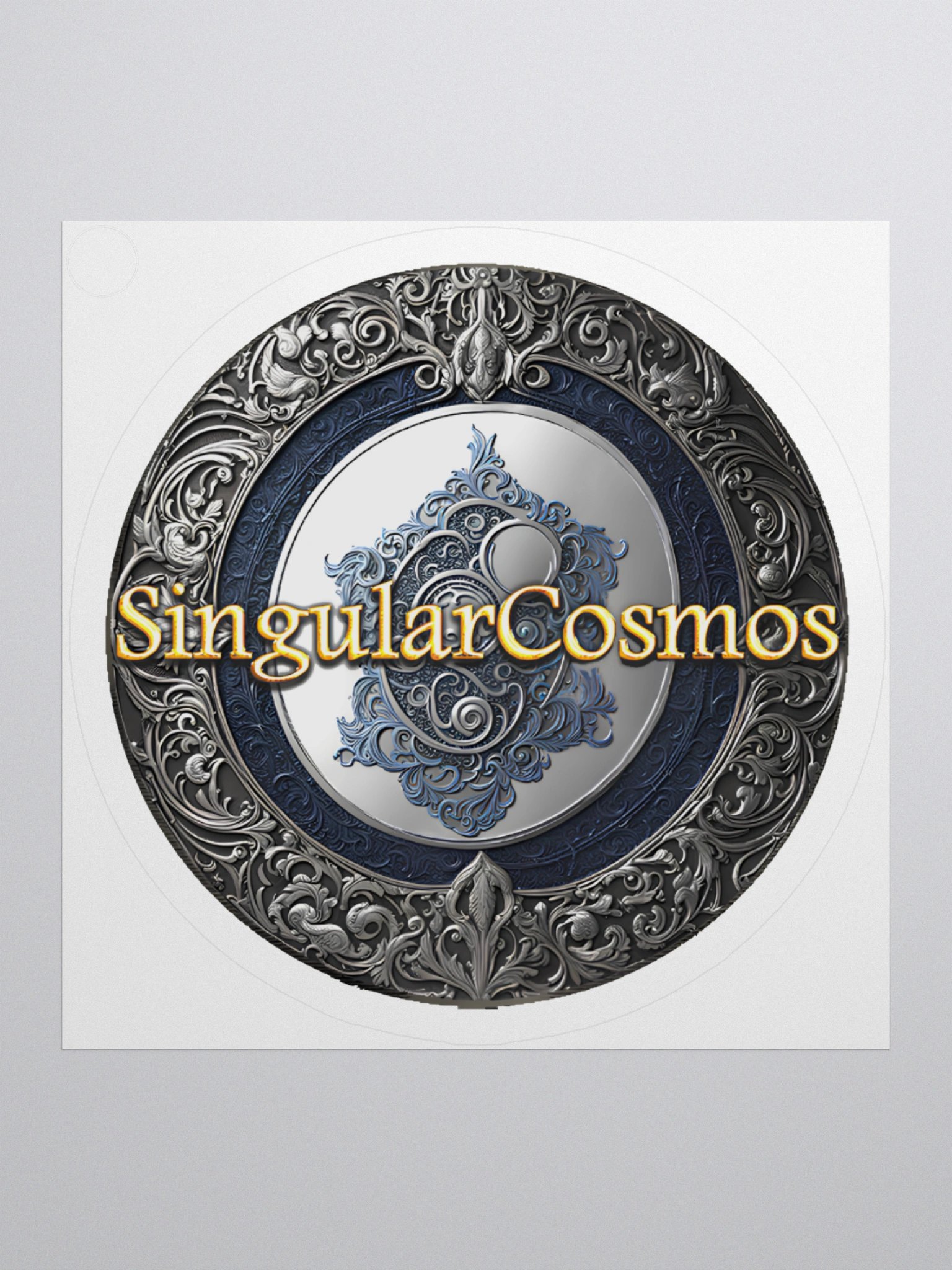 Singular Cosmos Kiss-Cut White Sticker product image (1)