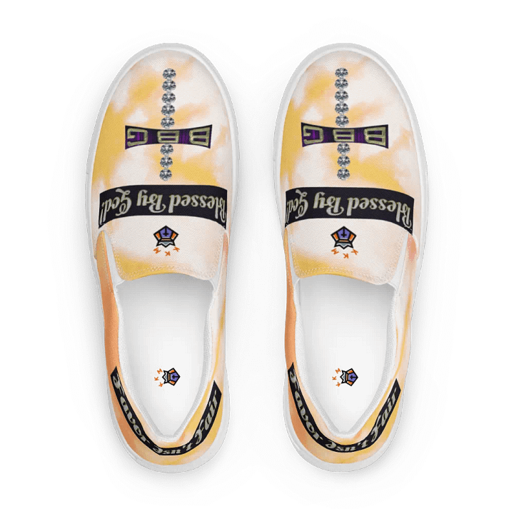 BBG Orange Tie Dye Women's Slip On product image (1)