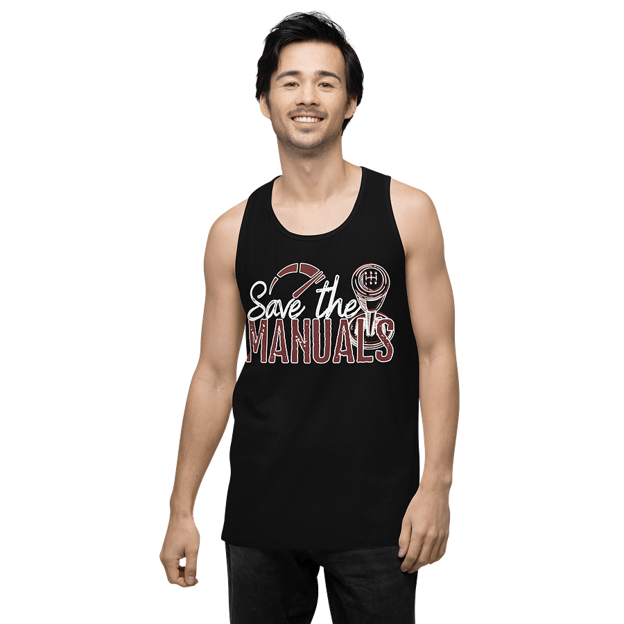 Save The Manuals Men's Tank Top product image (4)