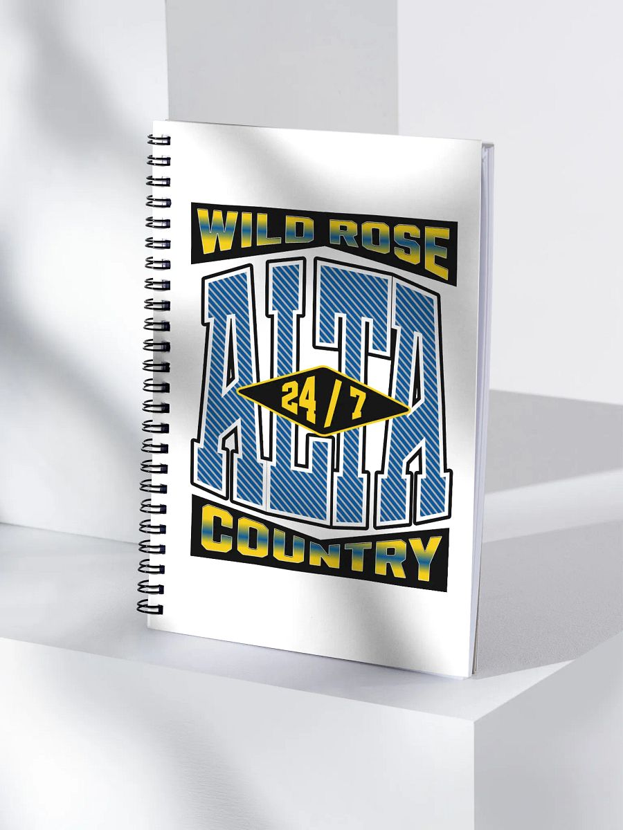 Alta Alberta Wild Rose Country Spiral Notebook product image (1)