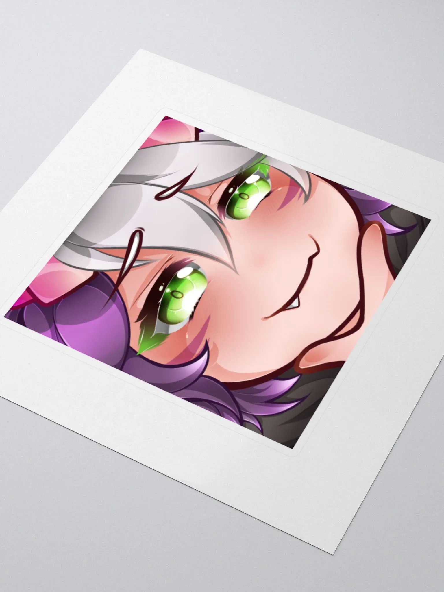 Loki Smug Emote Kisscut Sticker (Multiple Sizes) product image (3)