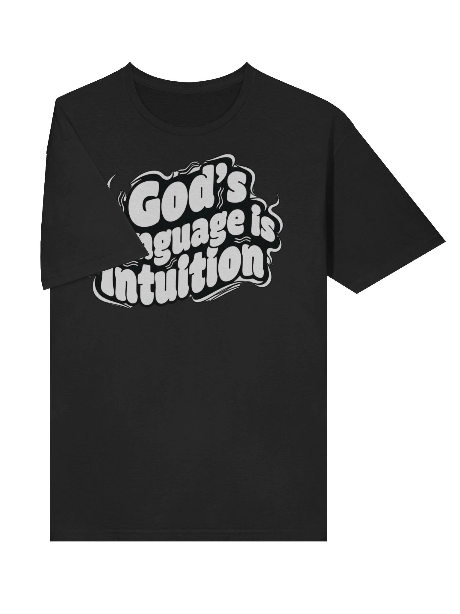 God's Language is Intuition, Unisex Tee product image (6)