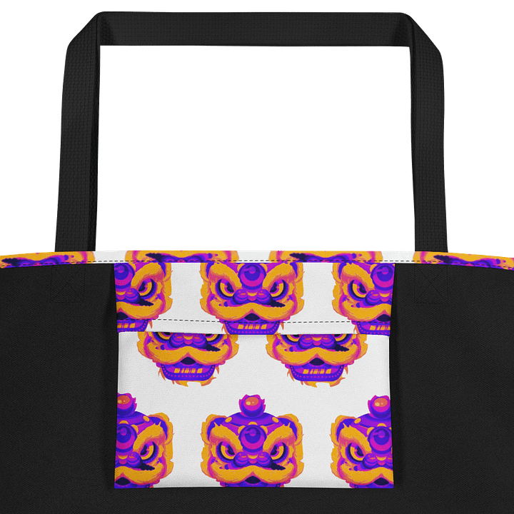Dragon Head Mask Vivid Tote Bag product image (2)