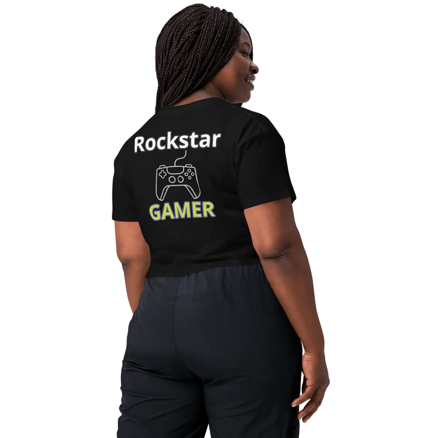 Rockstar Gamer GTA Online Theme Women's Crop Top product image (7)