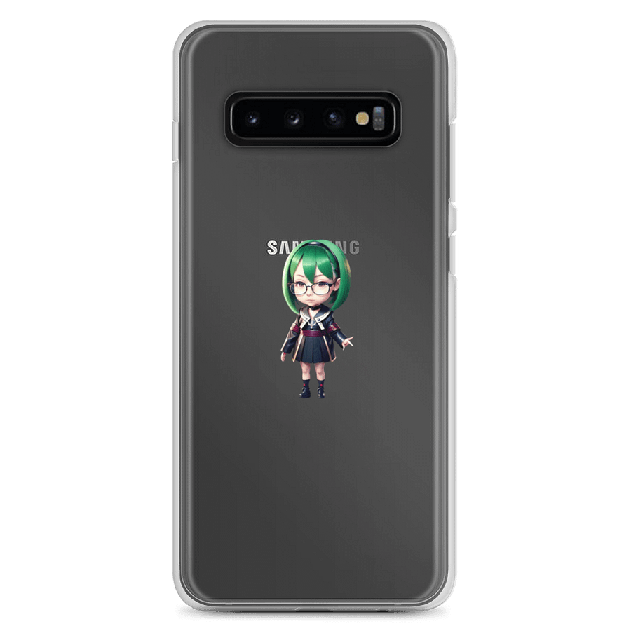 (Green CHIBI) K Clear Case for Samsung product image (1)