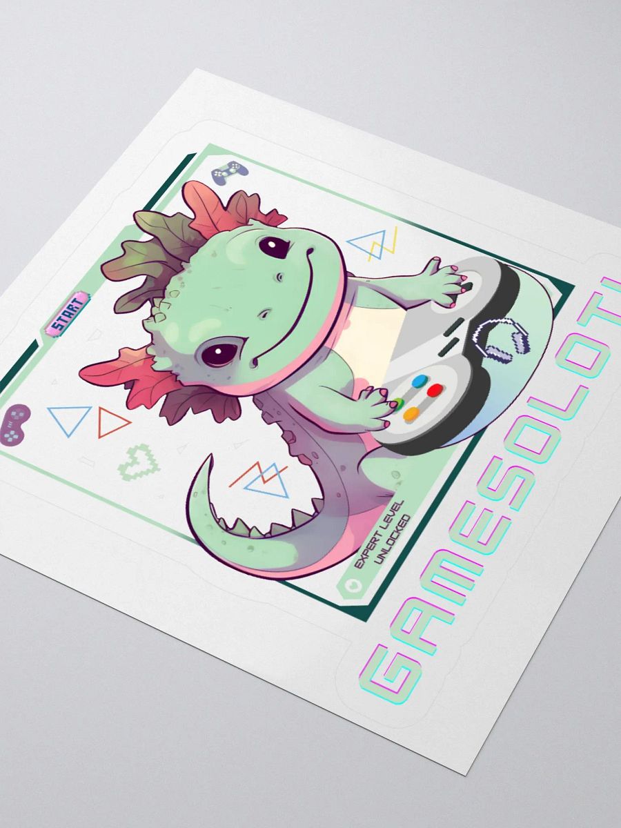 Axolotl Gamesolotl Sticker product image (9)