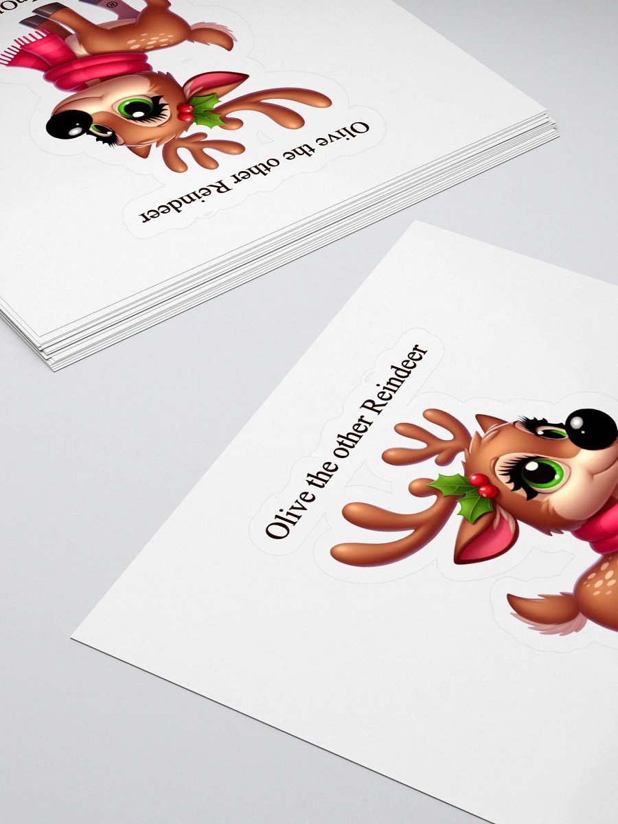 Official Olive the other Reindeer Stickers product image (4)
