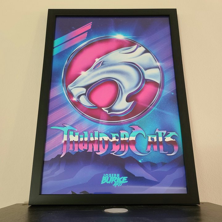 Neon Thundercats HO! Framed Art product image (2)
