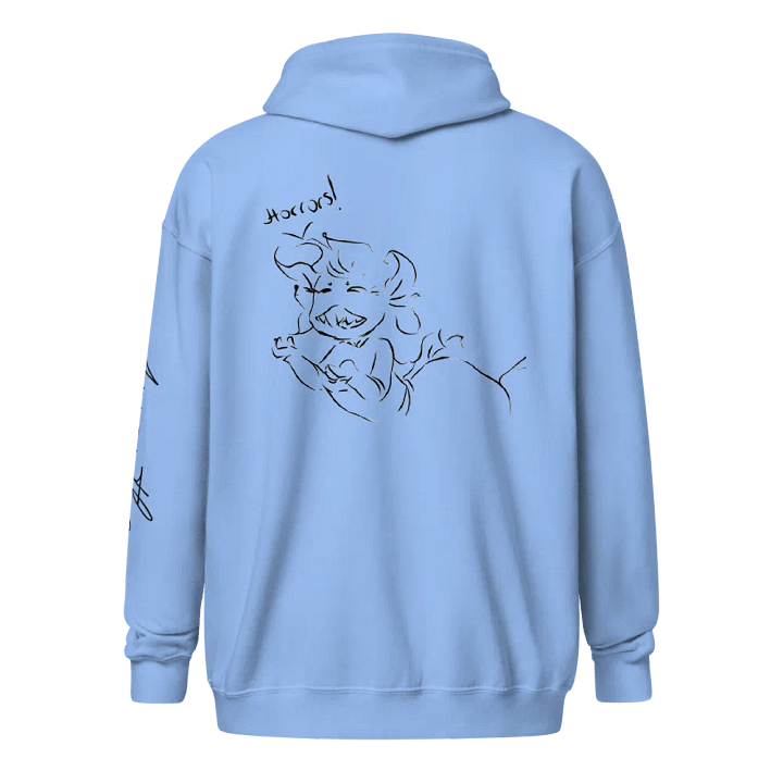 Horrors Black Outline, Zip Up product image (1)