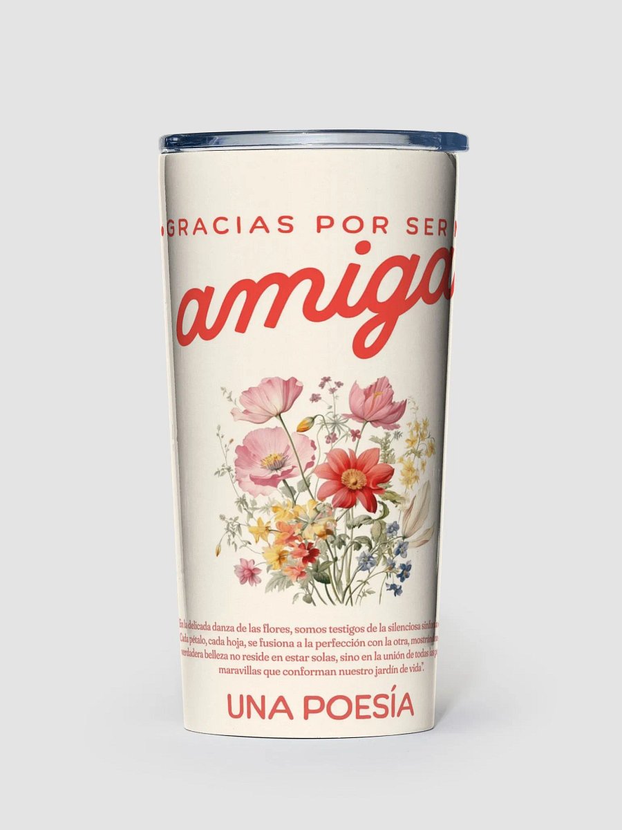 Gracias Por Ser Mi Amiga Stainless Steel Tumbler product image (1)