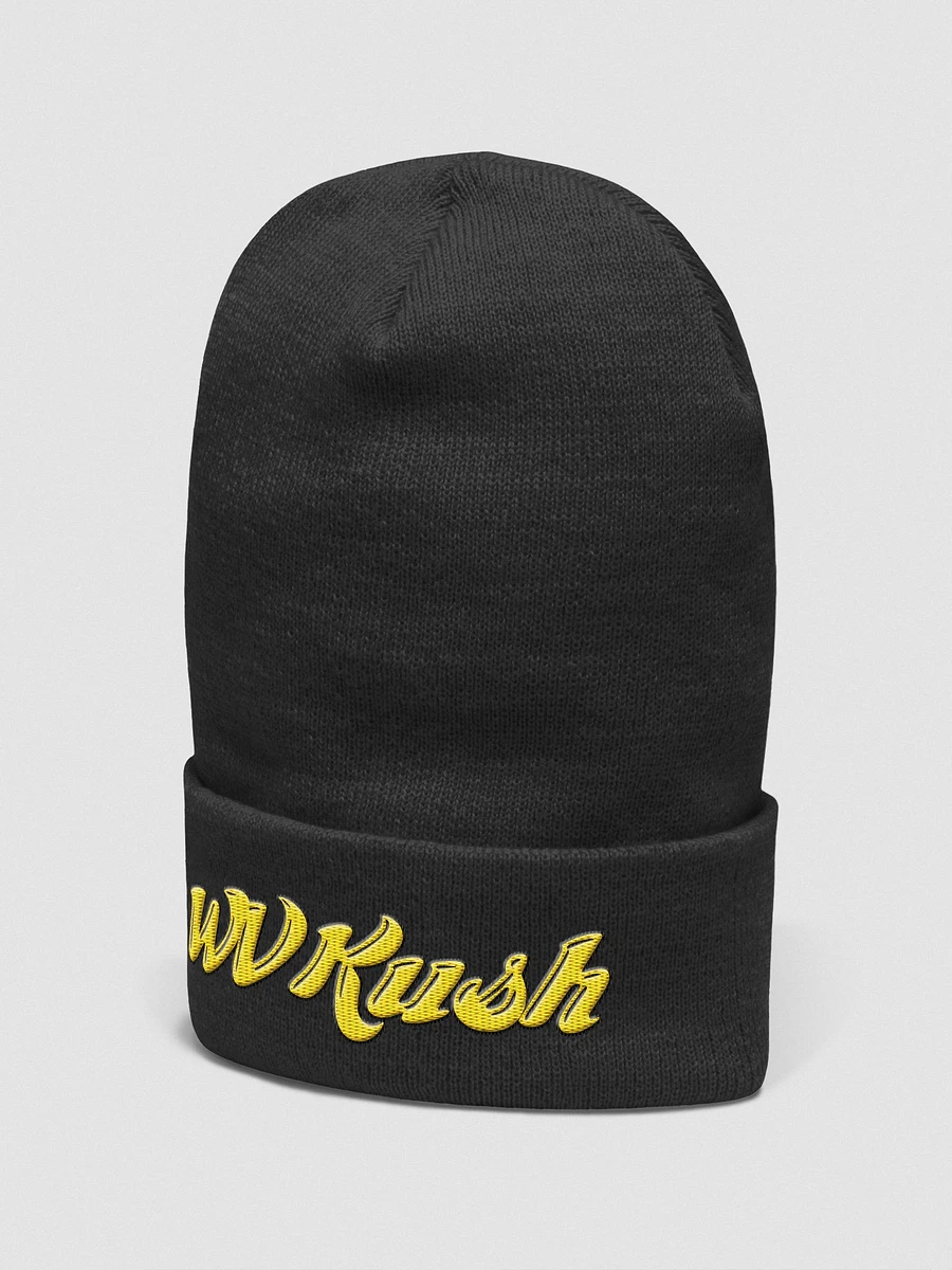 WVKush Logo Beanie (gold logo) product image (3)