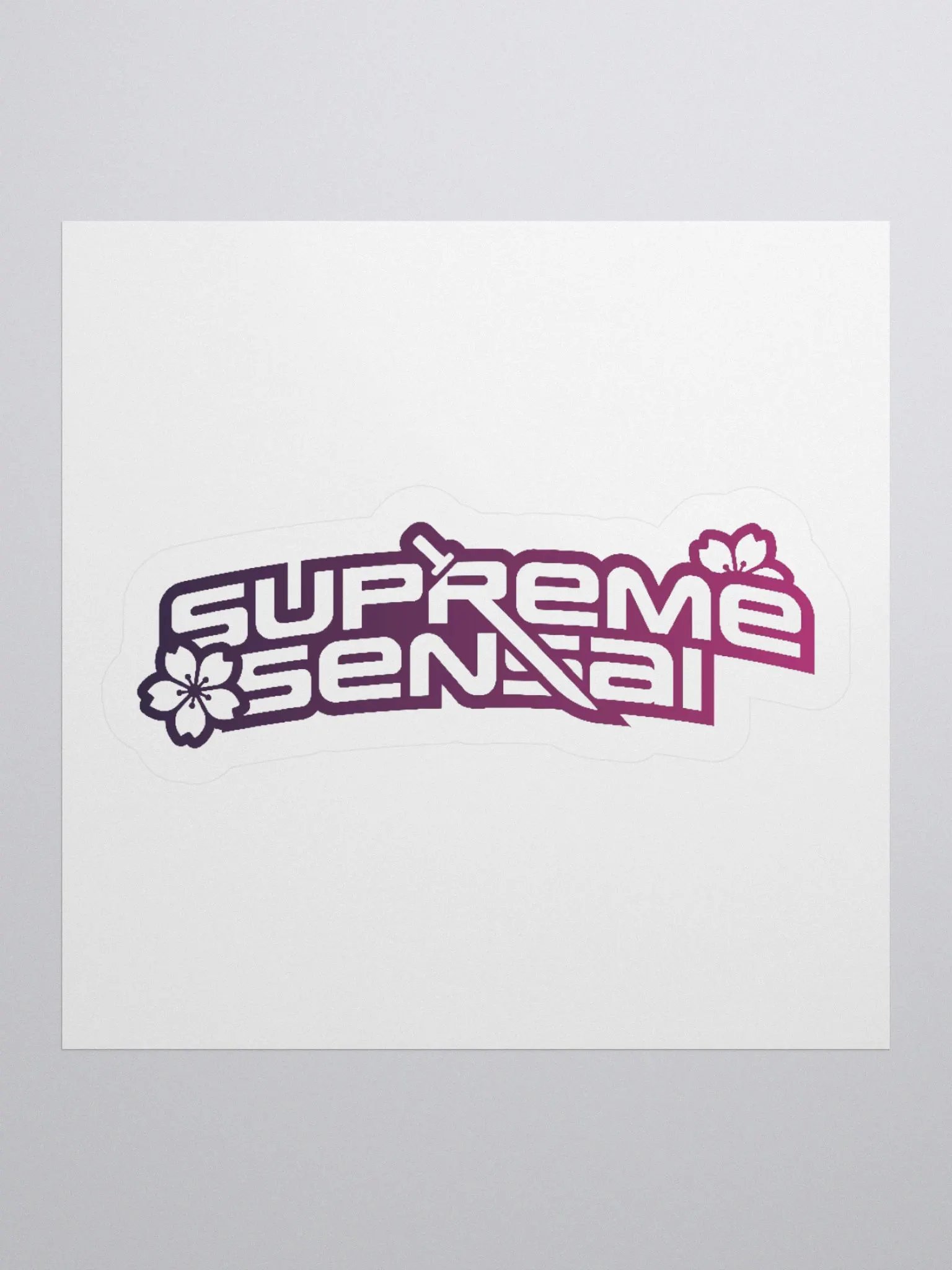 Supreme Sensai Logo Sticker product image (1)