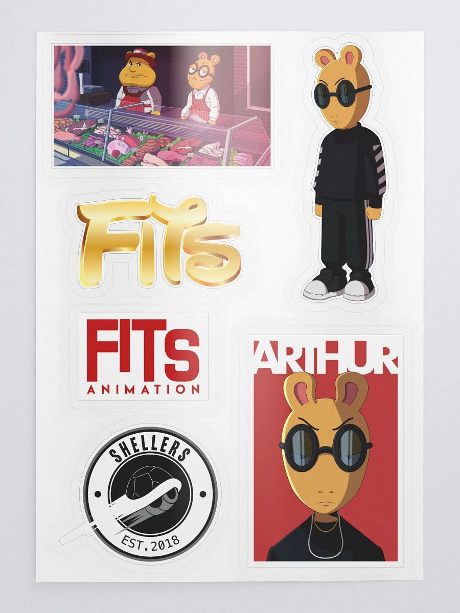 Arthur FITS Sticker Set product image (1)
