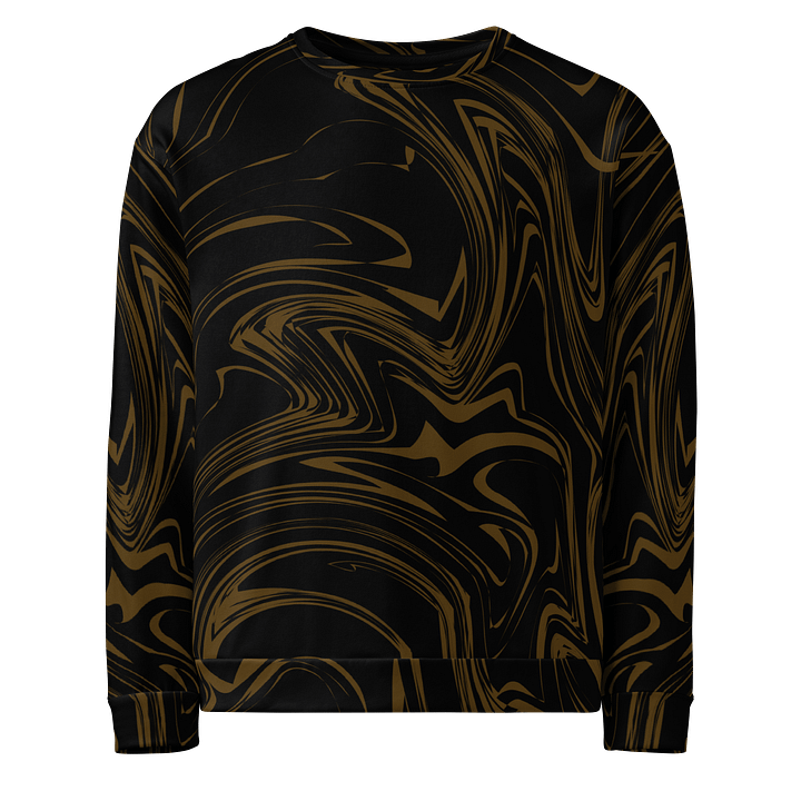 Golden Swirl Recycled Unisex Sweatshirt product image (1)