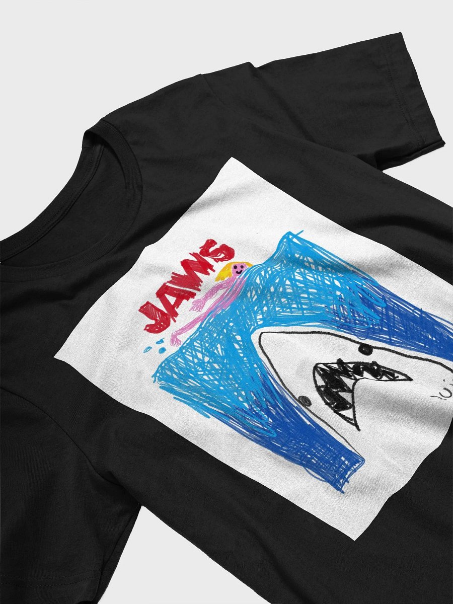 🦈 "JAWS" CreepyKids Horror Girl Tee Art Print 💀 product image (3)