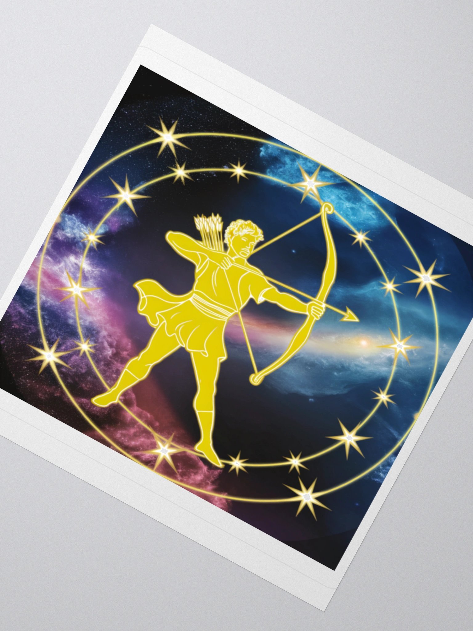 Exclusive Sagittarius Zodiac Sticker: Centaur Archer in Cosmic Twilight - Perfect for Astrology Fans and Unique Gifts! product image (6)
