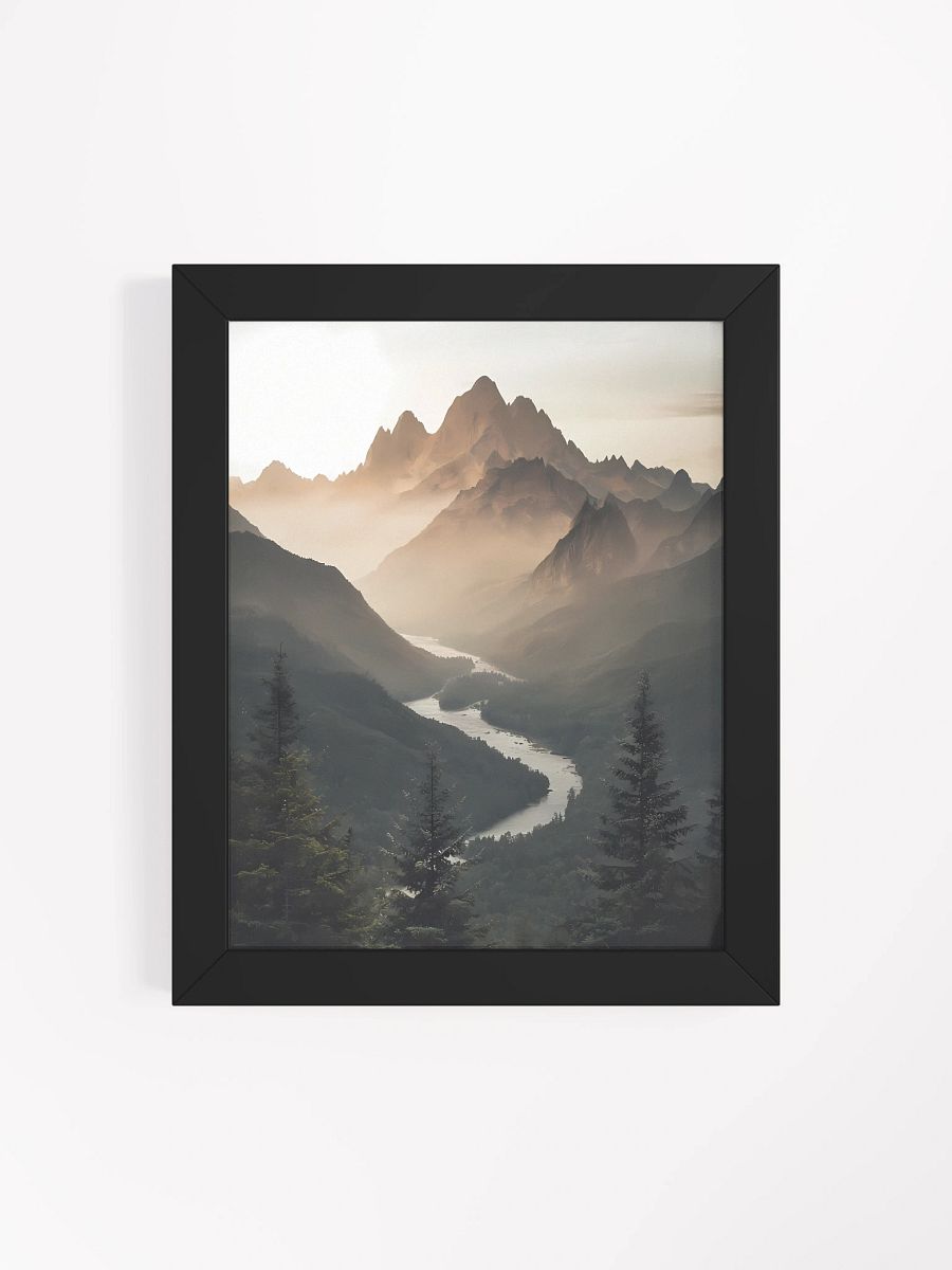 Mystical Valley Sunset Framed Poster product image (5)