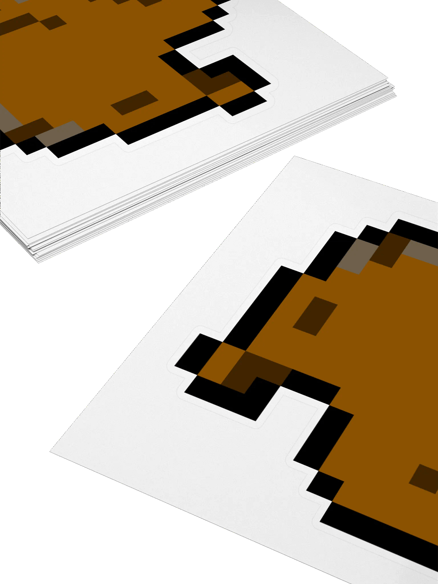 Capy Twitch Emote Kiss Cut Sticker product image (4)