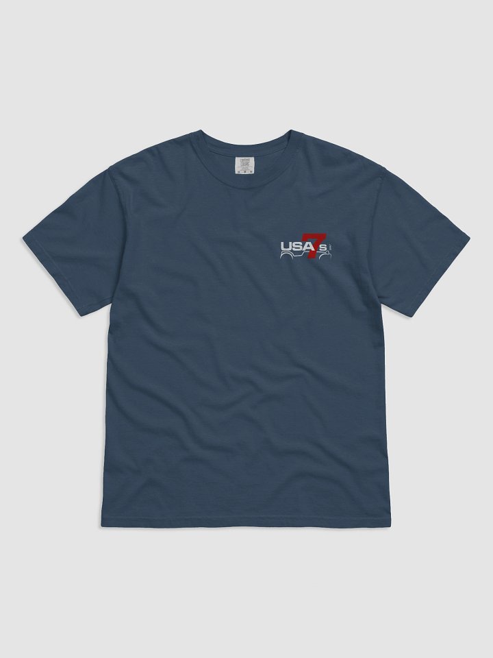 The Mantra T-shirt - White & Red Logo product image (7)