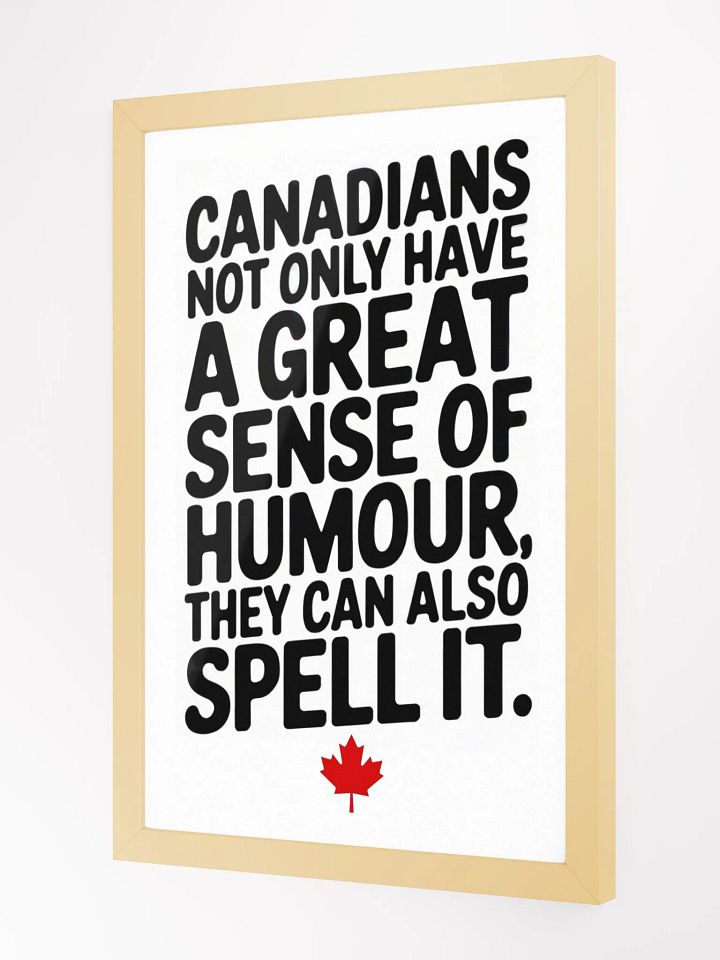 Canadian Humour Framed Poster product image (6)