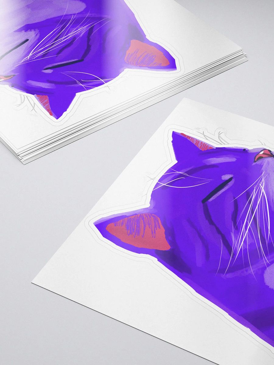 Grape Cat Sticker product image (5)