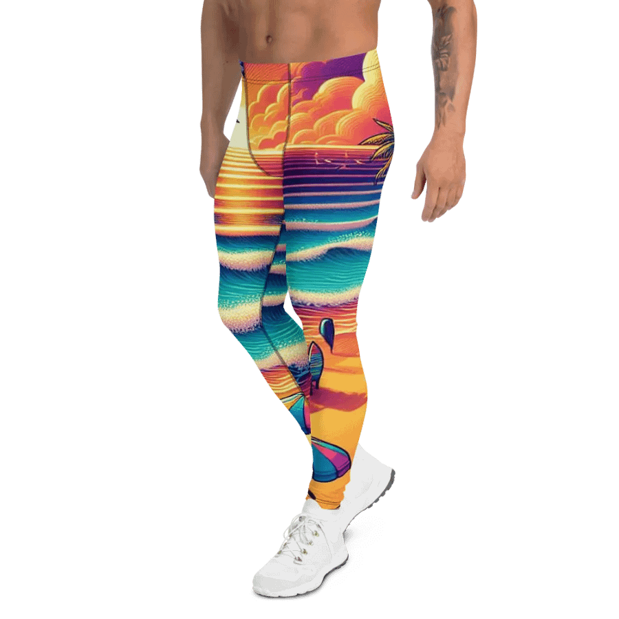 Sunset Dreams Men's Leggings | Ai Design product image (4)