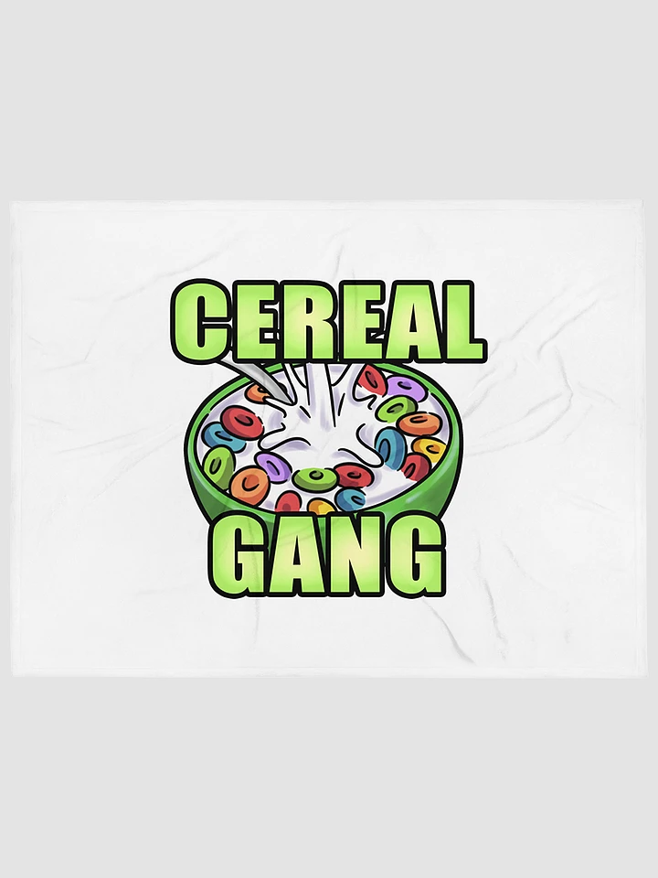 Cereal Gang Fleece Throw Blanket Horizontal product image (1)