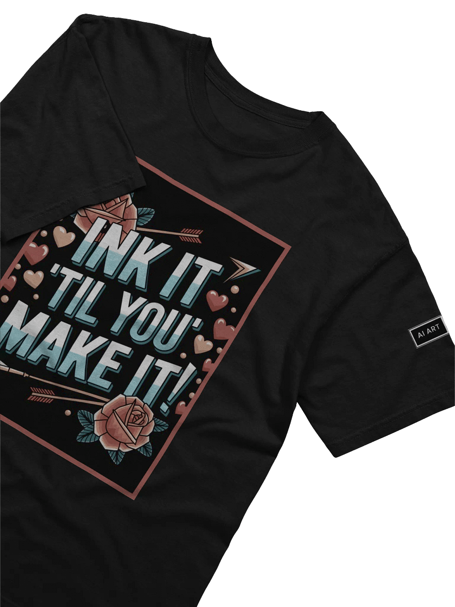 "INK IT TIL' YOU MAKE IT" 100% cotton T-shirt product image (3)