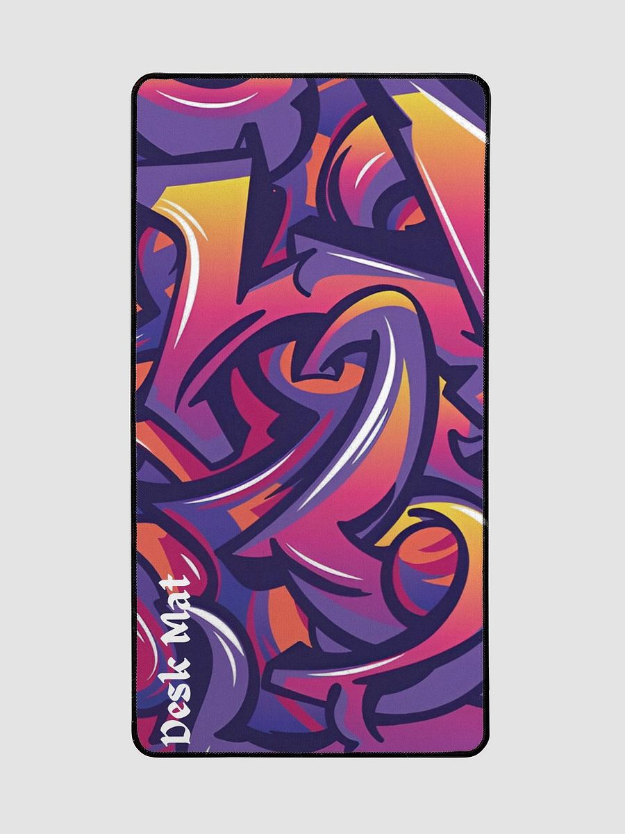 Desk Mat 15.5" x 31.5" Graffiti Color product image (2)
