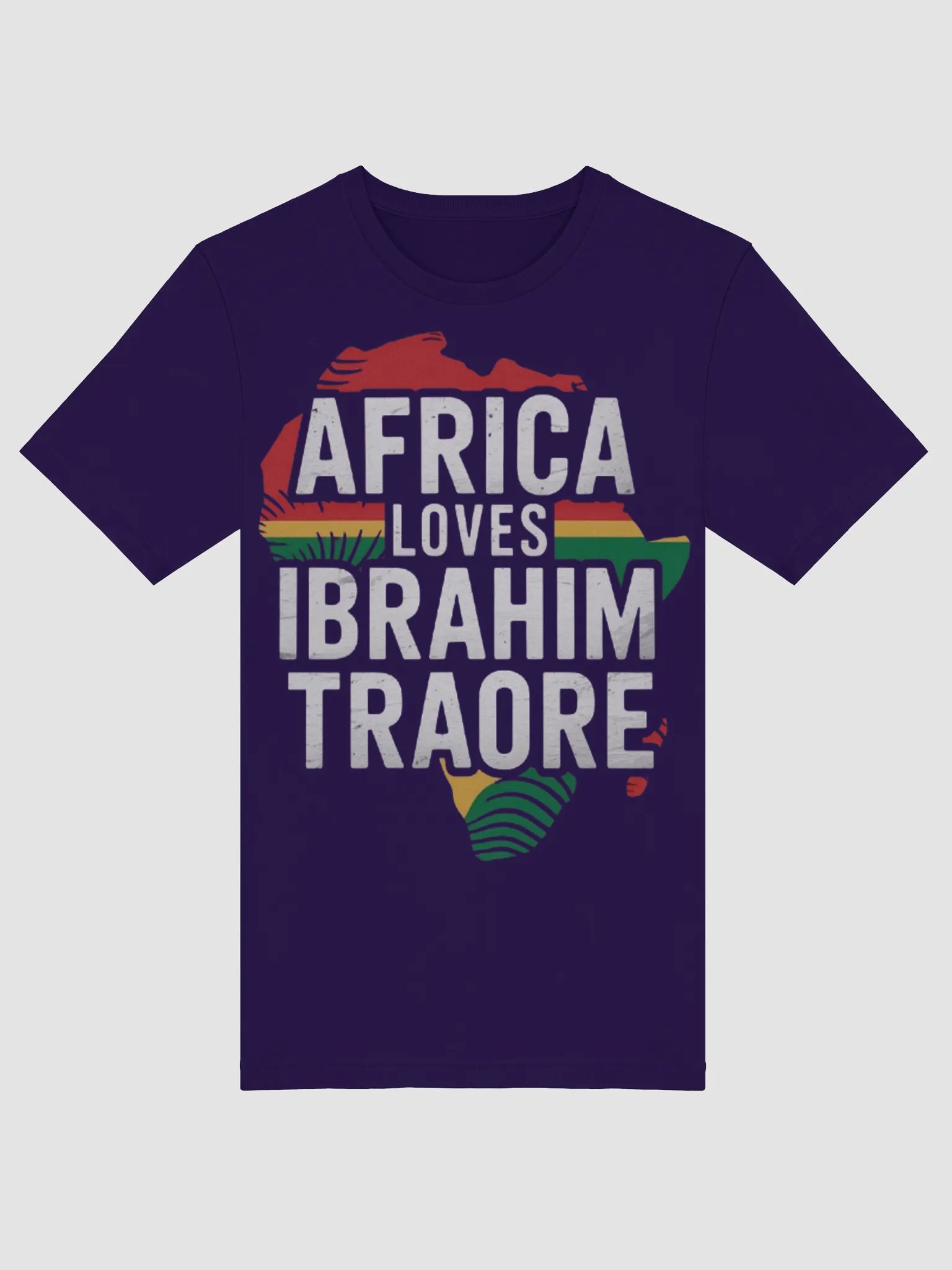 Africa loves Traore Burkina Faso- Ibrahim Traoré Supersoft T-shirt product image (50)