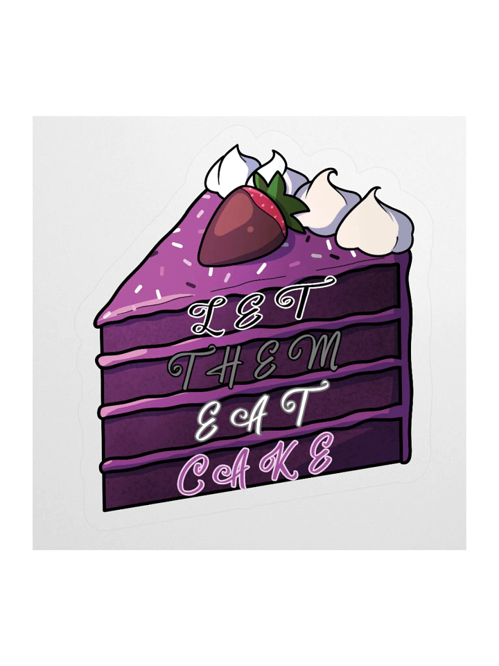 Let Them Eat Cake Sticker product image (1)