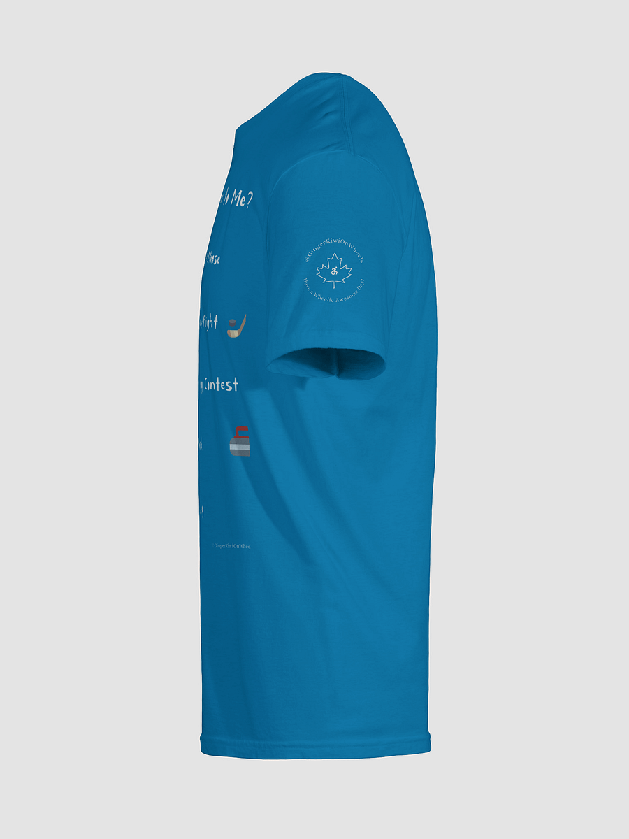 WHAT HAPPENED TO ME ? (Canadian Edition): Unisex Softstyle T-shirt, Sapphire Blue product image (9)