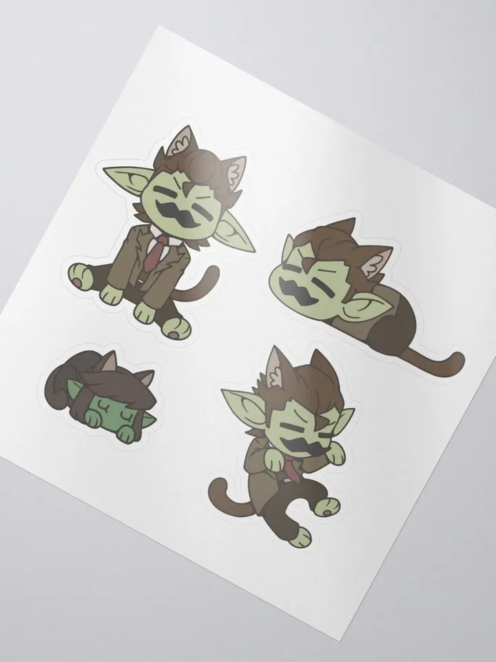 Office Cat Stickers product image (2)